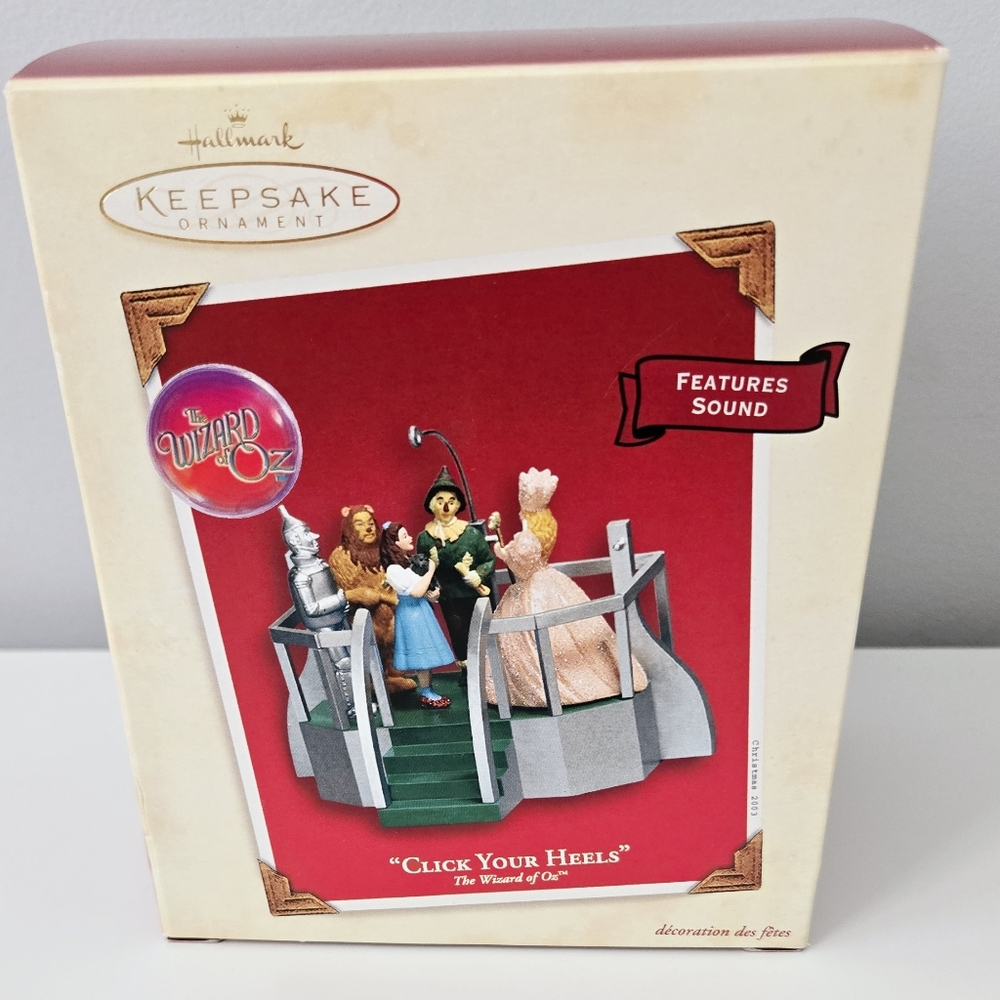 New Wizard Of Oz Click Your Heals Hallmark Ornament